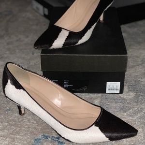 J.Crew  Dulci Calf Hair Kitten Heels A9771  Size 9